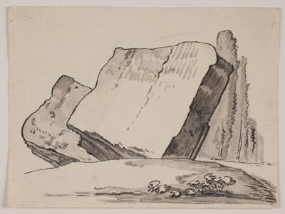 Fragments de ruines et cyprès - Jens Petersen Lund