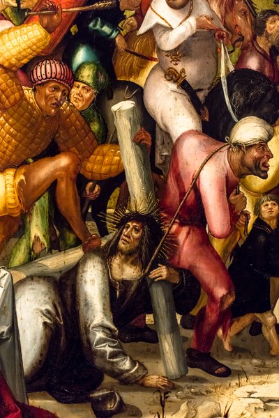 Portement de croix, vers 1515 (tempera et huile sur bois de conifère) - Jerg Ratgeb
