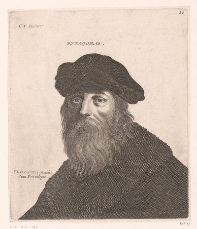 Portrait de Pythagore - Jerôme David (attributed to)