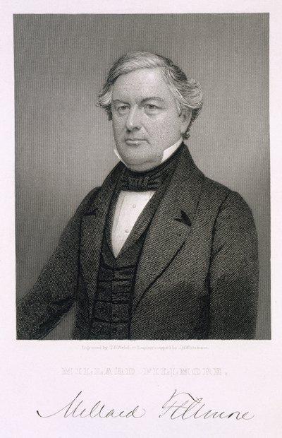 Millard Fillmore, gravé par Thomas B. Welch (1814-74) d