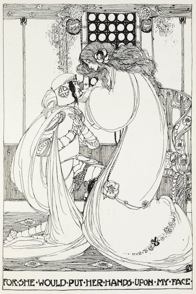 Car elle mettait ses mains sur mon visage - Un chevalier et une jeune fille - Jessie Marion King