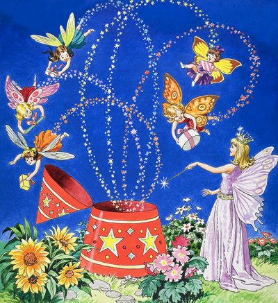 Bougie de fée, illustration de "Teddy Bear" (ours en peluche) - Jesus Blasco