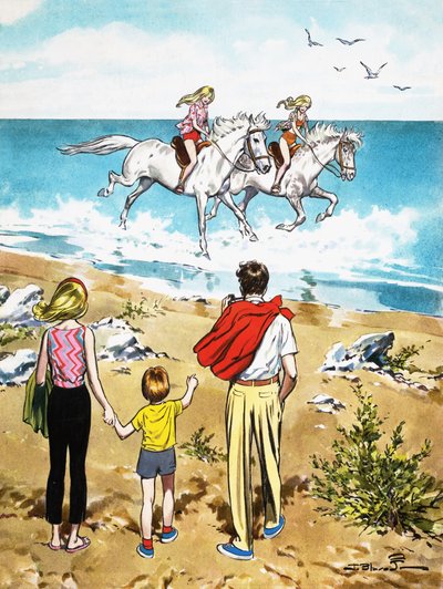 Randonnée à cheval dans le surf - Jesus Blasco