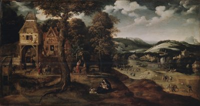 Paysage avec la Fuite en Égypte, vers 1524 - Joachim Patinir