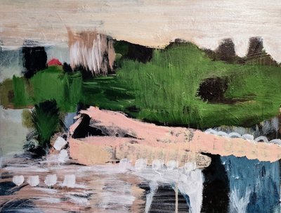 Paysage abstrait serein - Joackim Schou Dahle