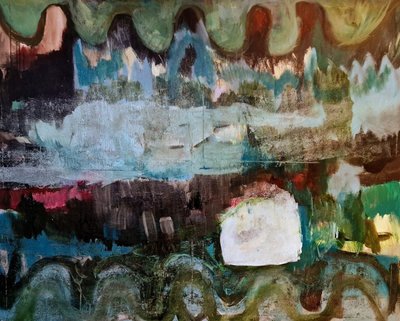 Paysage abstrait aux couleurs vives - Joackim Schou Dahle