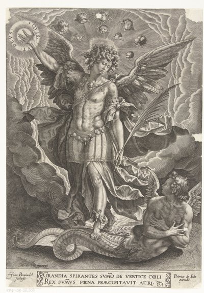 Saint Michel chasse l