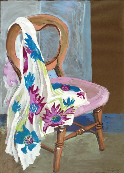 Chaise et tissu à motifs, 2000 - Joan Thewsey