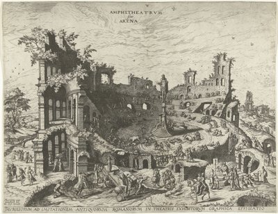 Corrida dans les ruines d