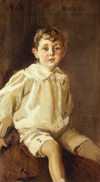 Portrait de Basil Mundy, 1908 - Joaquín Sorolla