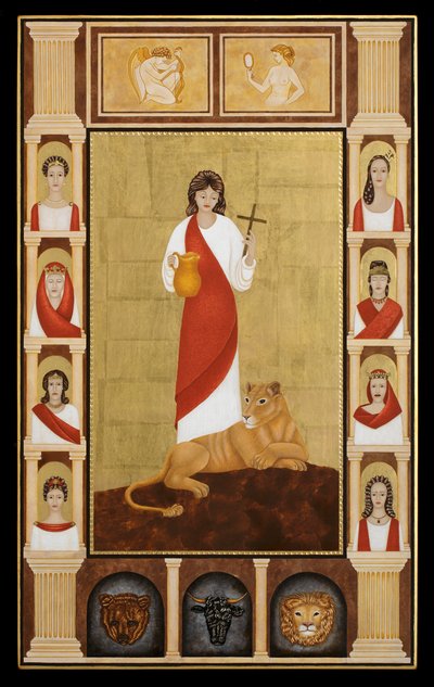 Sainte Thècle, 2014 (tempera à l
