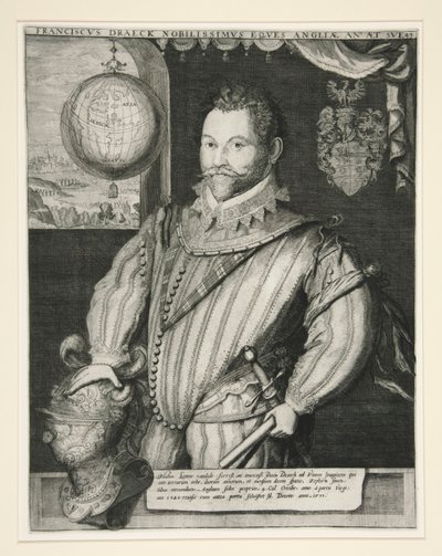 Sir Francis Drake - Jodocus Hondius
