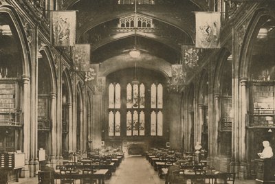 Bibliothèque du Guildhall où chaque Londonien devrait aller, vers 1935 - Joel