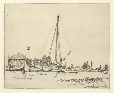 Le navire amarré (série) - Johan Barthold Jongkind