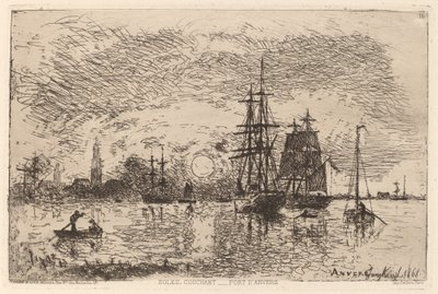 Soleil couchant - port d