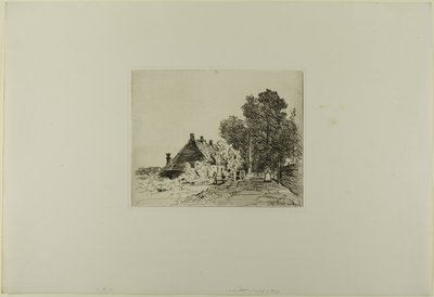 The Nurse, from Cahier de six eaux-fortes, vues de Hollande - Johan Barthold Jongkind