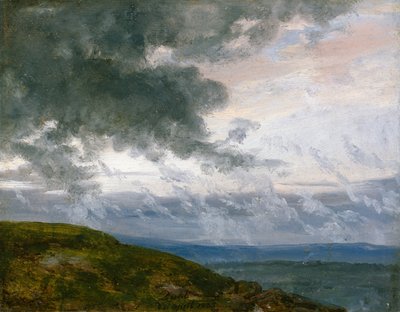 Étude des nuages à la dérive - Johan Christian Dahl
