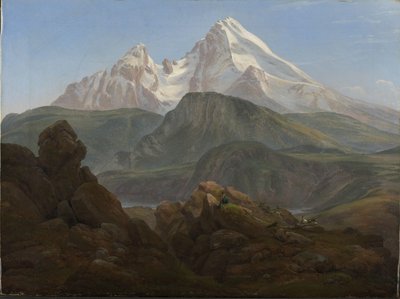 Le mont Watzmann - Johan Christian Dahl