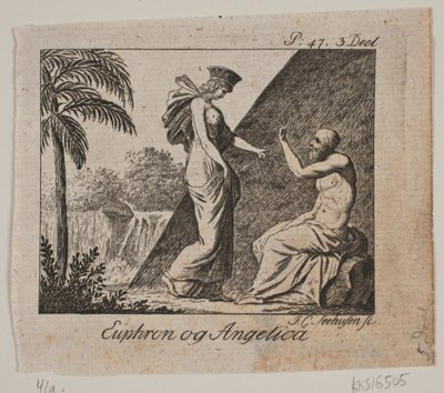 Vignette. Euphron et Angelica - Johan Christoph Seehusen