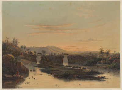 Vue des environs de Batavia - Johan Conrad Greive