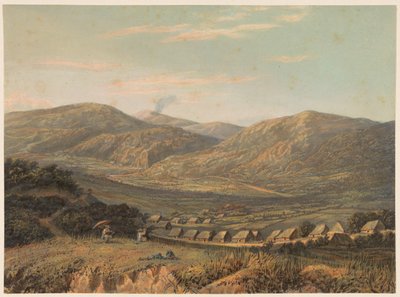 Vue sur les montagnes Tengger - Johan Conrad Greive