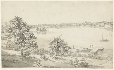 Vue sur une large étendue d