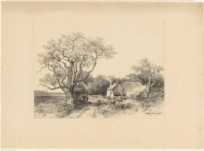 Paysage avec ferme - Johan Hendrik Weissenbruch