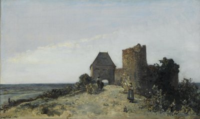 Ruines du château de Rosemont - Johan Jongkind