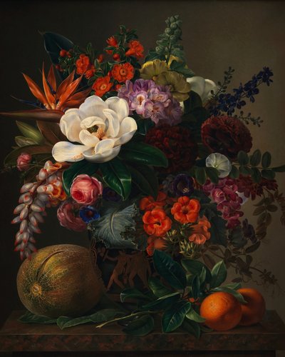 Un vase avec des fleurs - Johan Laurentz Jensen
