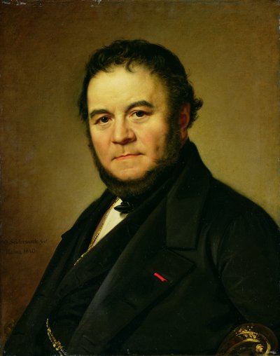 Portrait de Marie Henri Beyle, connu sous le nom de Stendhal (1783-1842) 1840 - Johan Olaf Sodermark