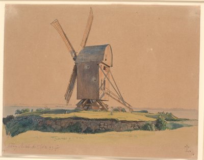 Moulin à stub à Kalundborg - Johan Thomas Lundbye