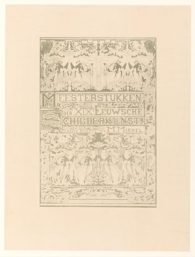 Page de titre pour : M. Michel, Chefs-d