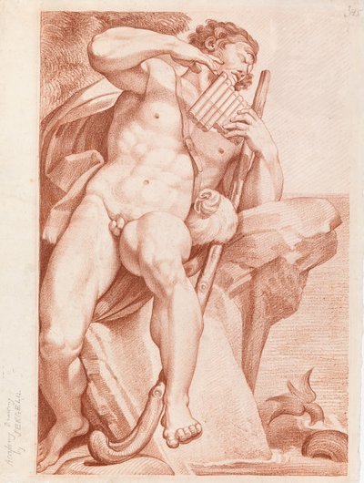 Polyphemus spielt die Panflöte - Johan Tobias Sergel