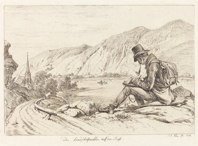 Der Landschaftmaler auf der Reise - Johann Adam Klein