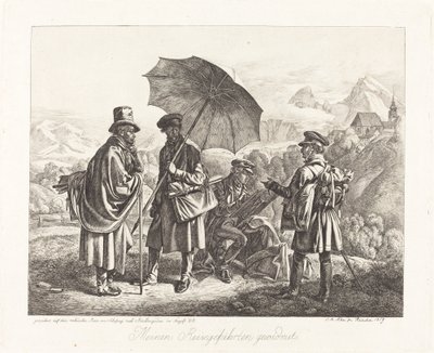 Les peintres en voyage - Johann Adam Klein