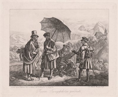 Les artistes en voyage - Johann Adam Klein