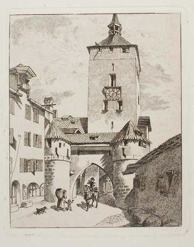 La porte de Nuremberg - Johann Adam Klein