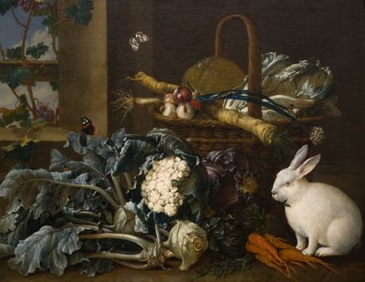 Nature morte avec lapin - Johann Amandus Wink