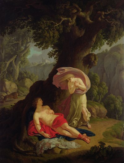 Pyrame et Thisbé, vers 1788-90 - Johann August Nahl the Younger