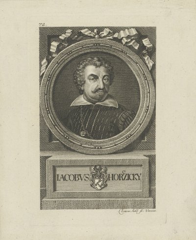 Portrait de Jakub Horcicky z Tepence - Johann Balzer