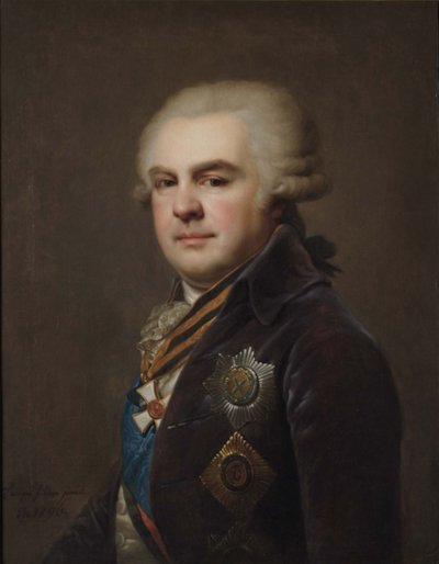 Portrait du comte Alexandre Nikolaïevitch Samoïlov 1744-1814, 1796 - Johann Baptist Lampi the Younger