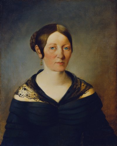 Portrait de dame - Johann Baptist Reiter
