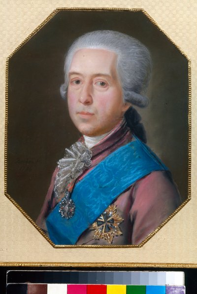 Portrait du comte Mikhail Mikhailovitch Golitsyne - Johann Bardou