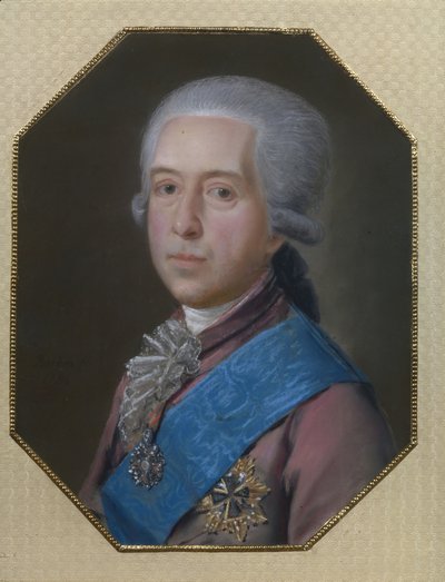 Portrait du général comte Mikhaïl Mikhaïlovitch Golitsyne 1731-1806, 1786 - Johann Bardou