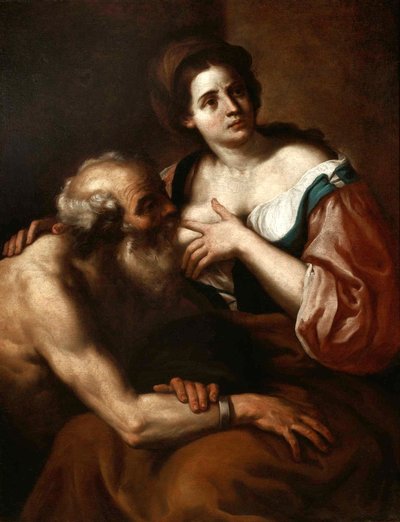 Caritas Romana. - Johann Carl Loth
