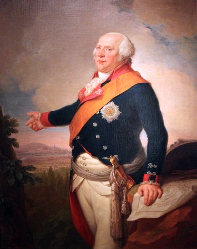 Portrait du roi Frédéric-Guillaume II de Prusse (1744-1797) avec une étoile de l