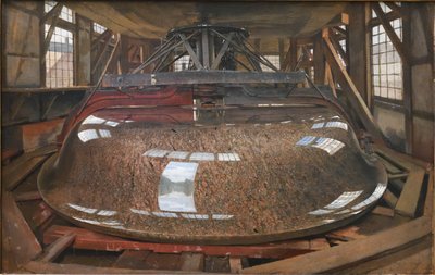 French : Le polissage du bol en granit Grinding of the Granite Bowl - Johann Erdmann Hummel