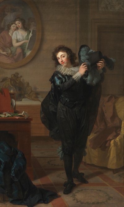 Monsieur Chatelain (?) en costume - Johann Friedrich August Tischbein