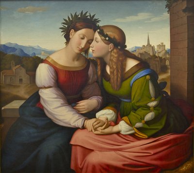 Italia et Germania Sulamith et Mary, 1828 - Johann Friedrich Overbeck
