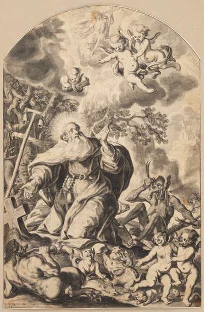 La Tentation de Saint Antoine - Johann Georg Glückher